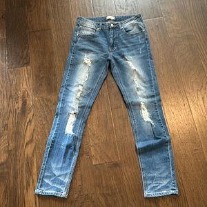 Altar'd State Jeans Size 25 Distressed Skinny Stretch